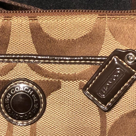 Coach Bags Coach Crossbody Brown North South Logo Poshmark